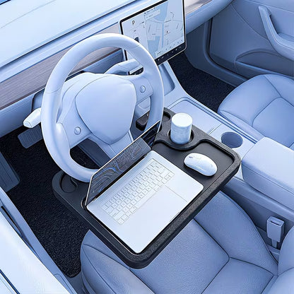 Car Steering Wheel Multifunctional Large Table Board, Suitable for Laptop Office Work, Dining And Daily Work.