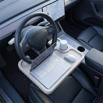 Car Steering Wheel Multifunctional Large Table Board, Suitable for Laptop Office Work, Dining And Daily Work.